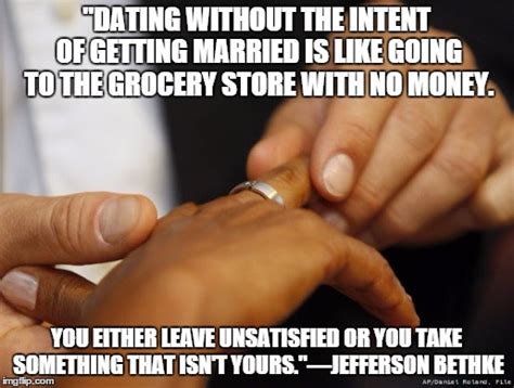 dating is like going to the grocery store